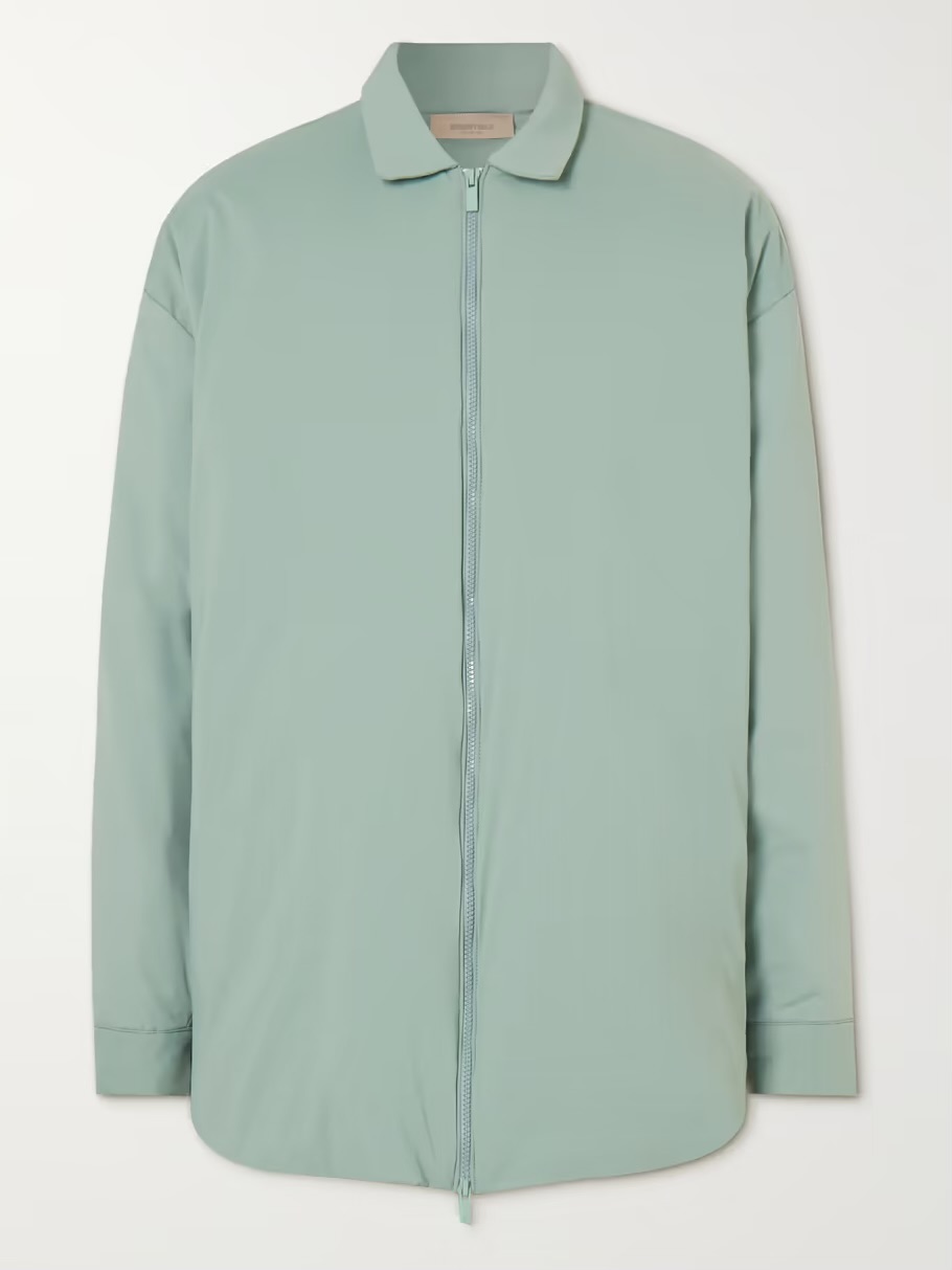【FEAR OF GOD ESSENTIALS】Padded Shirts Jackets GREEN