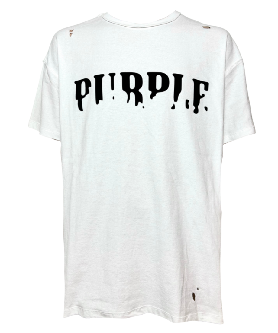 【PURPLE BRAND】LOGO PRINT T-SHIRT