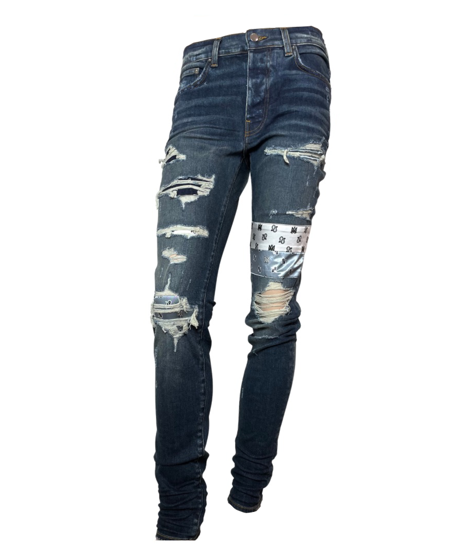 【AMIRI】 PAISLEY MA ART PATCH JEAN