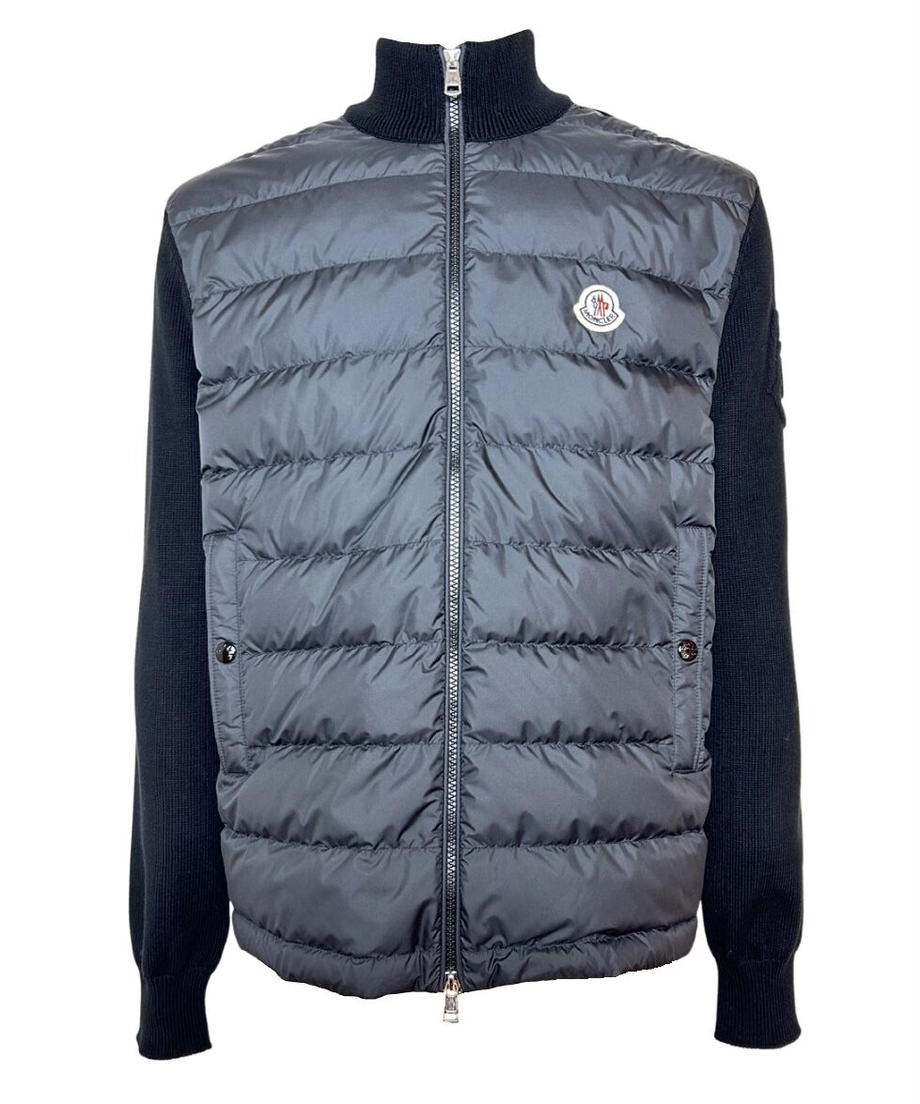 【MONCLER】CARDIGAN TRICOT BLACK