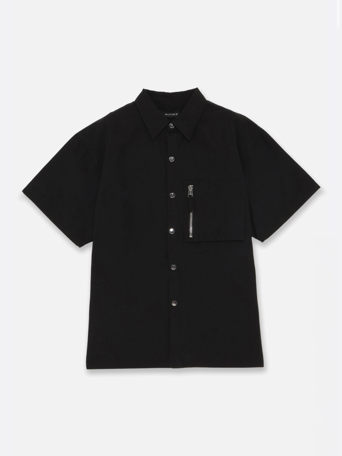 【MLVINCE】NYLON S/S SHIRTS  BLACK