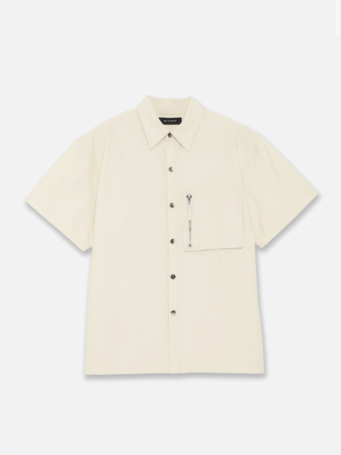 【MLVINCE】NYLON S/S SHIRTS CREAM