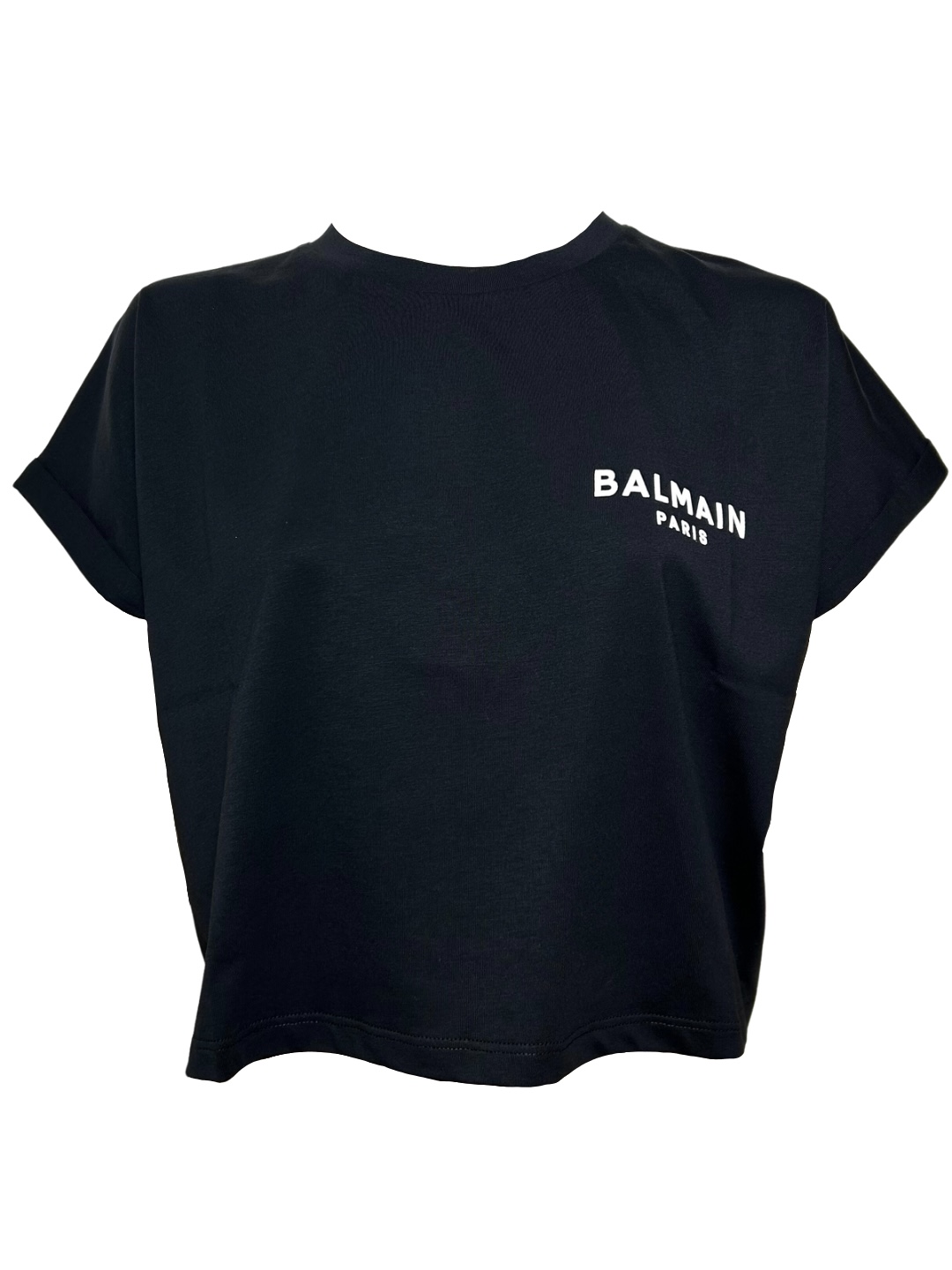 【BALMAIN】クロップドTシャツ