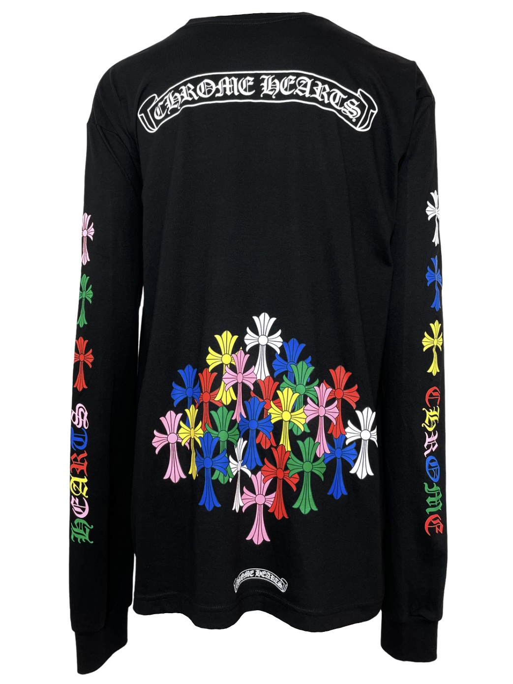 【CHROME HEARTS】Multi Color Cross Cemetery L/S T-Shirt