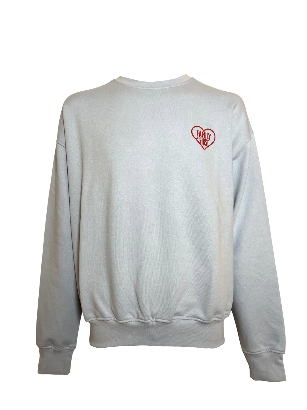 【Family First】Heart Sweatshirt LIGHT BLUE