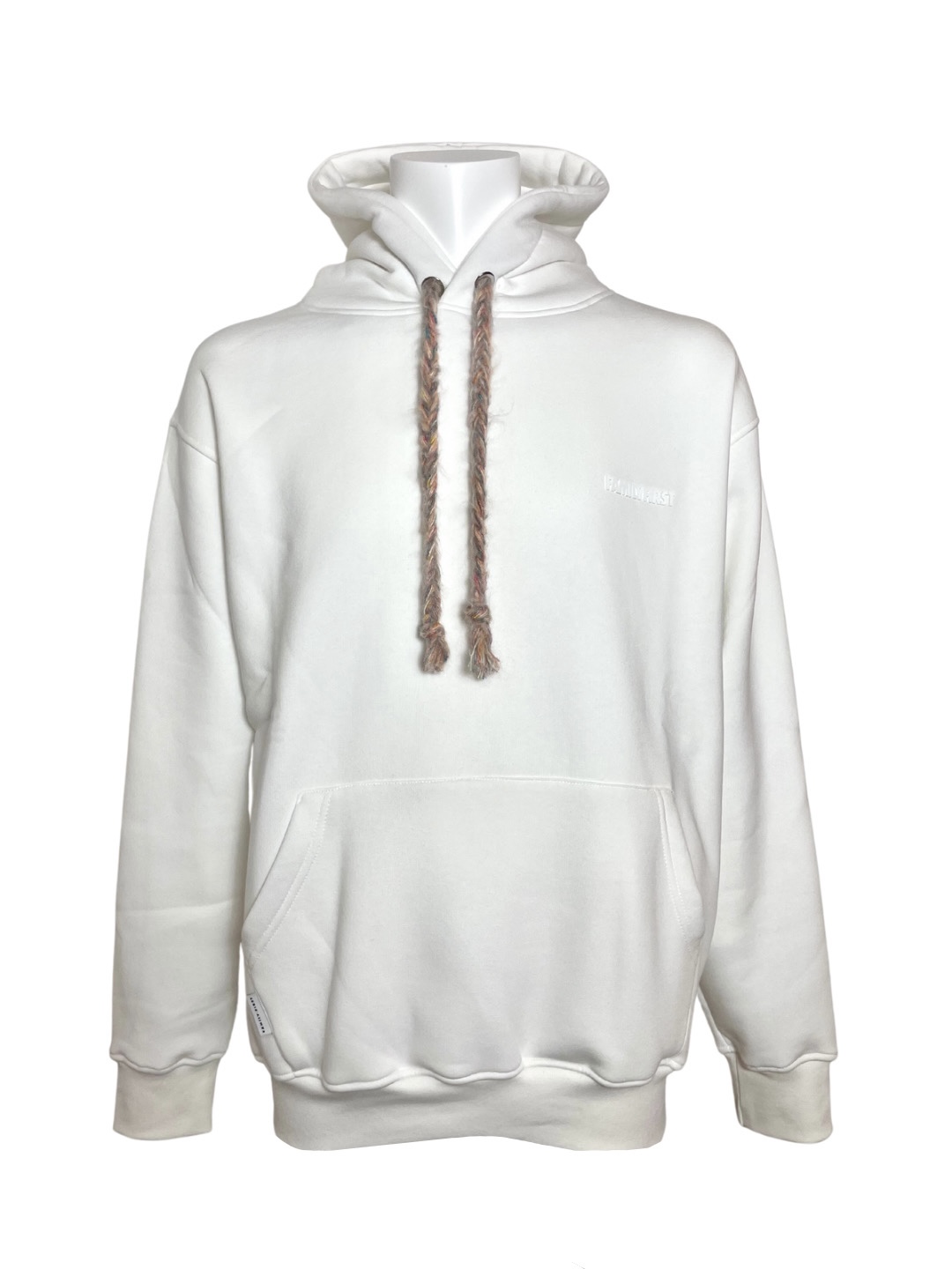 【Family First】Logo-print Hoodie WHITE