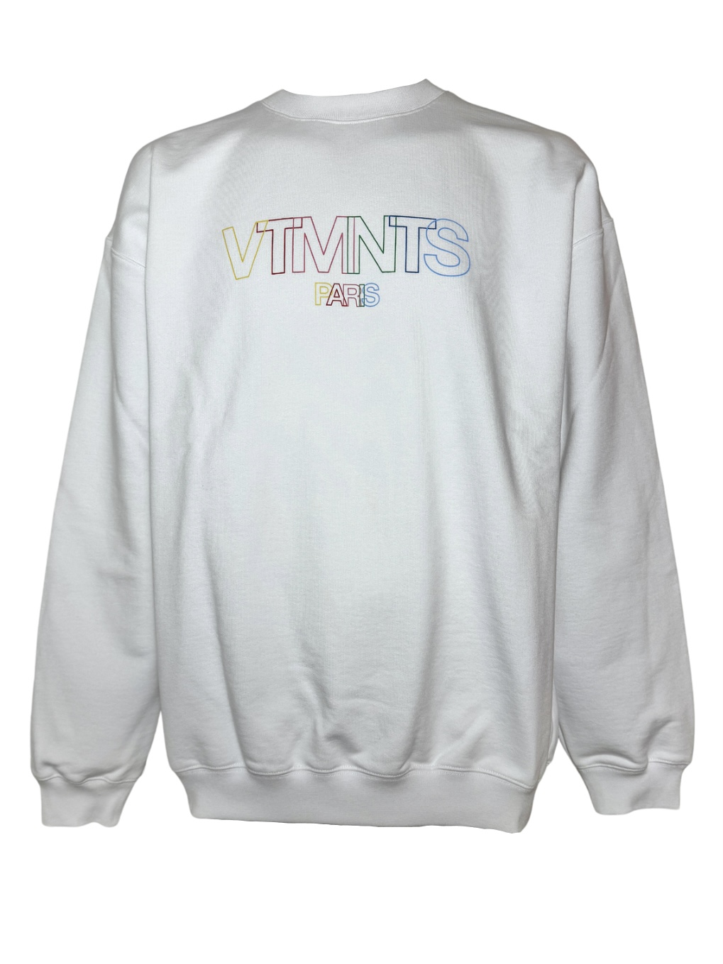 【VTMNTS】logo sweatshirt WHITE
