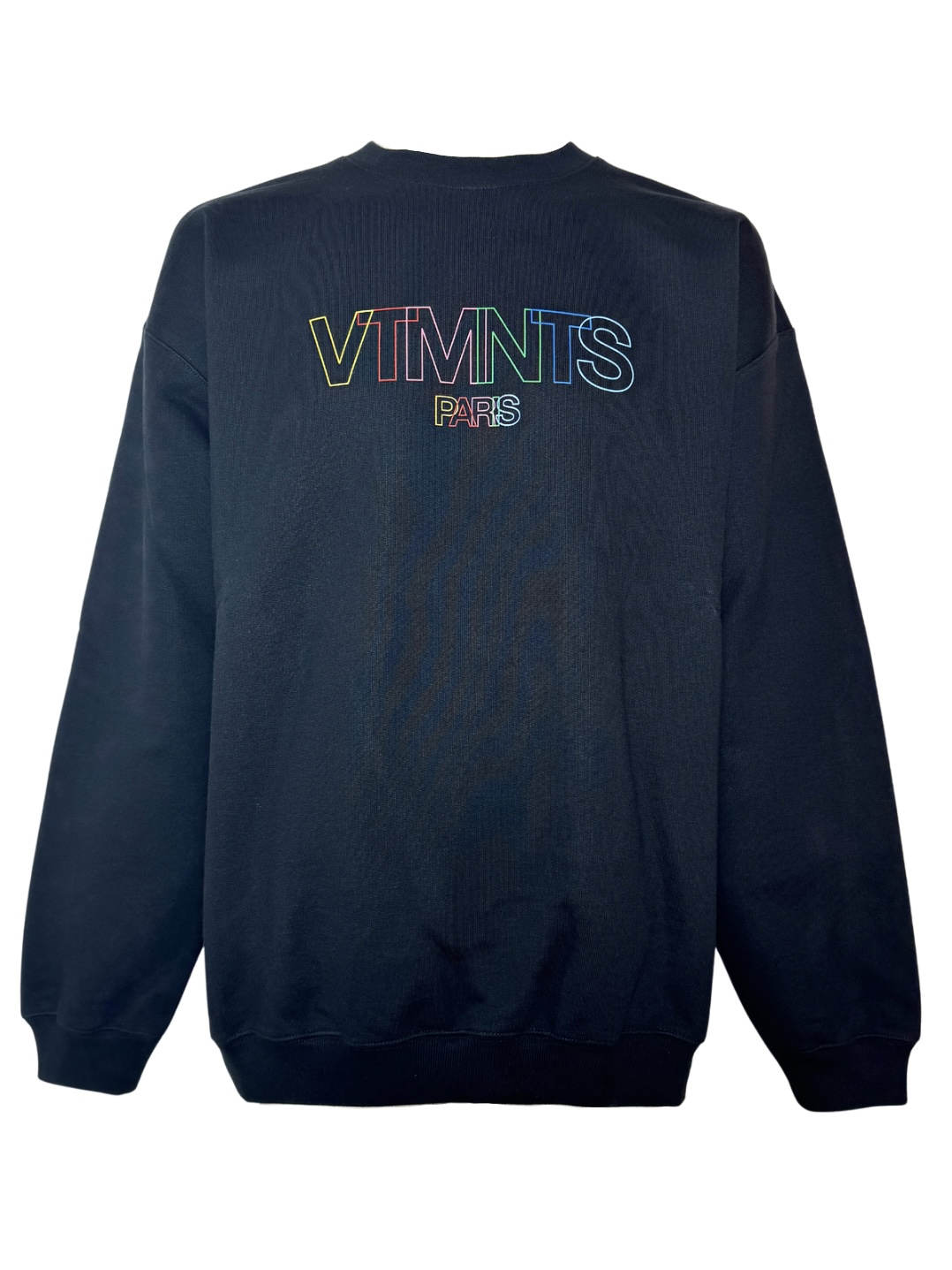【VTMNTS】logo sweatshirt BLACK