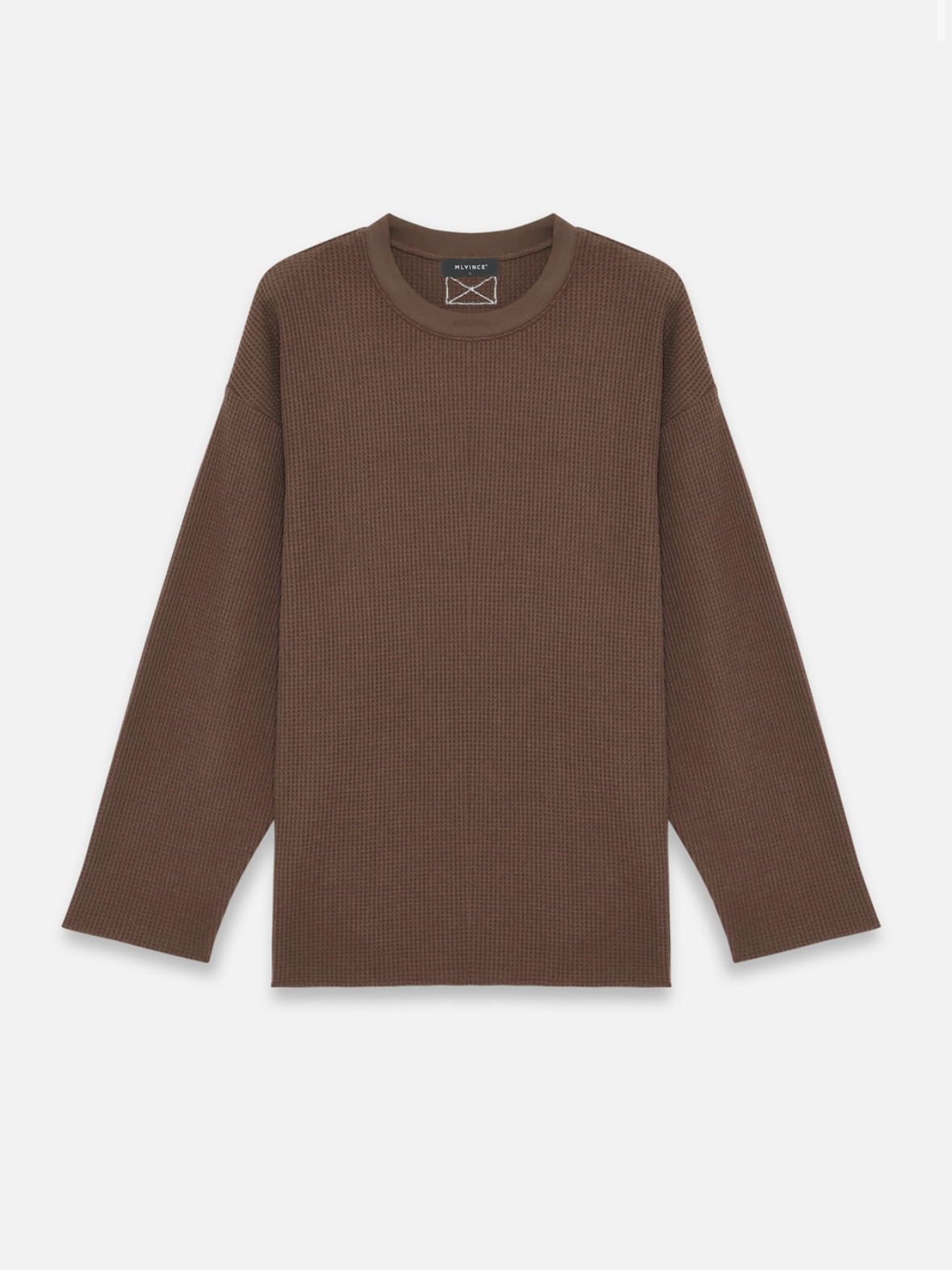 【MIVINCE】PLAIN THERMAL L/S – BROWN