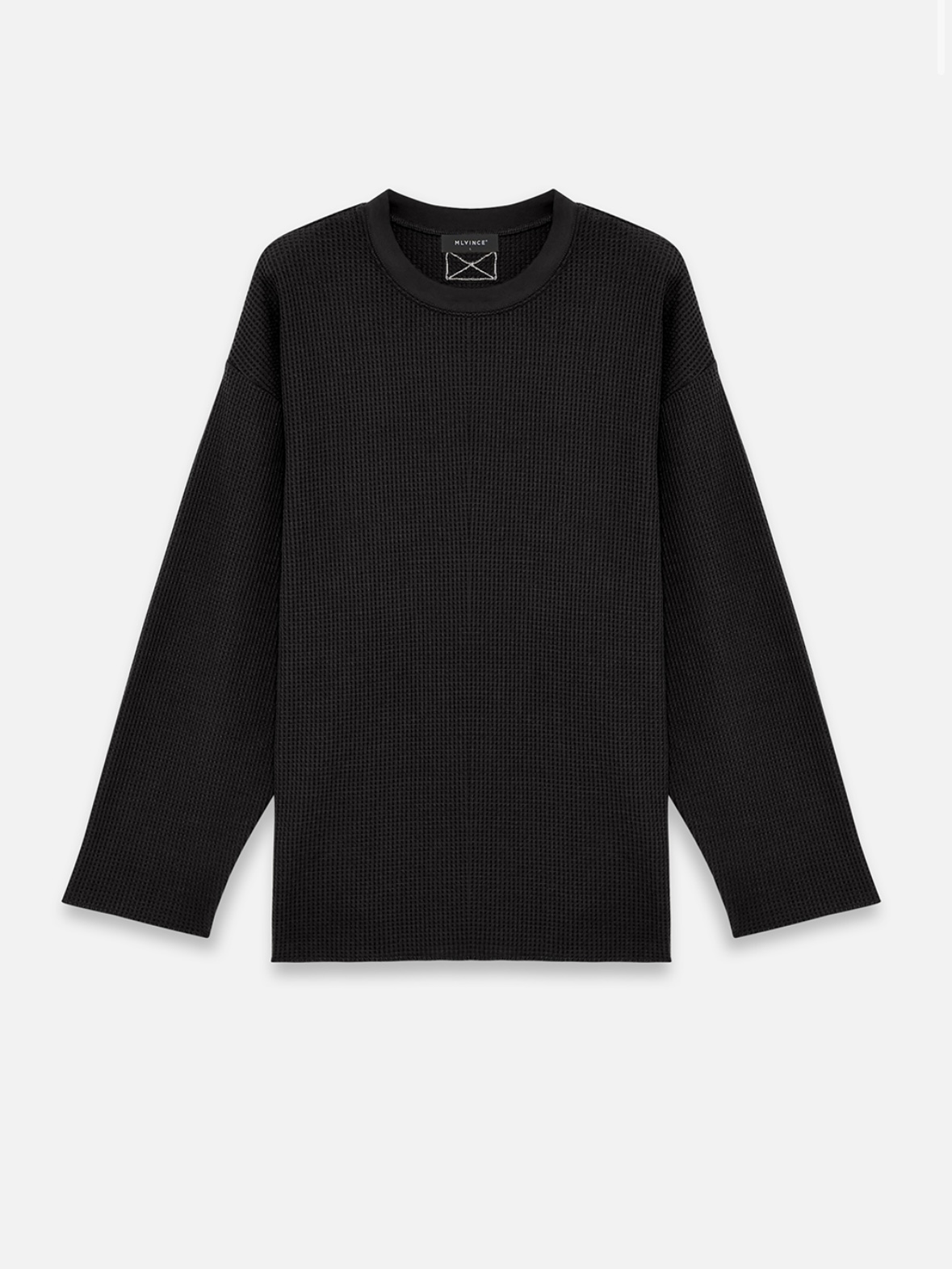 【MLVINCE 】PLAIN THERMAL L/S – BLACK