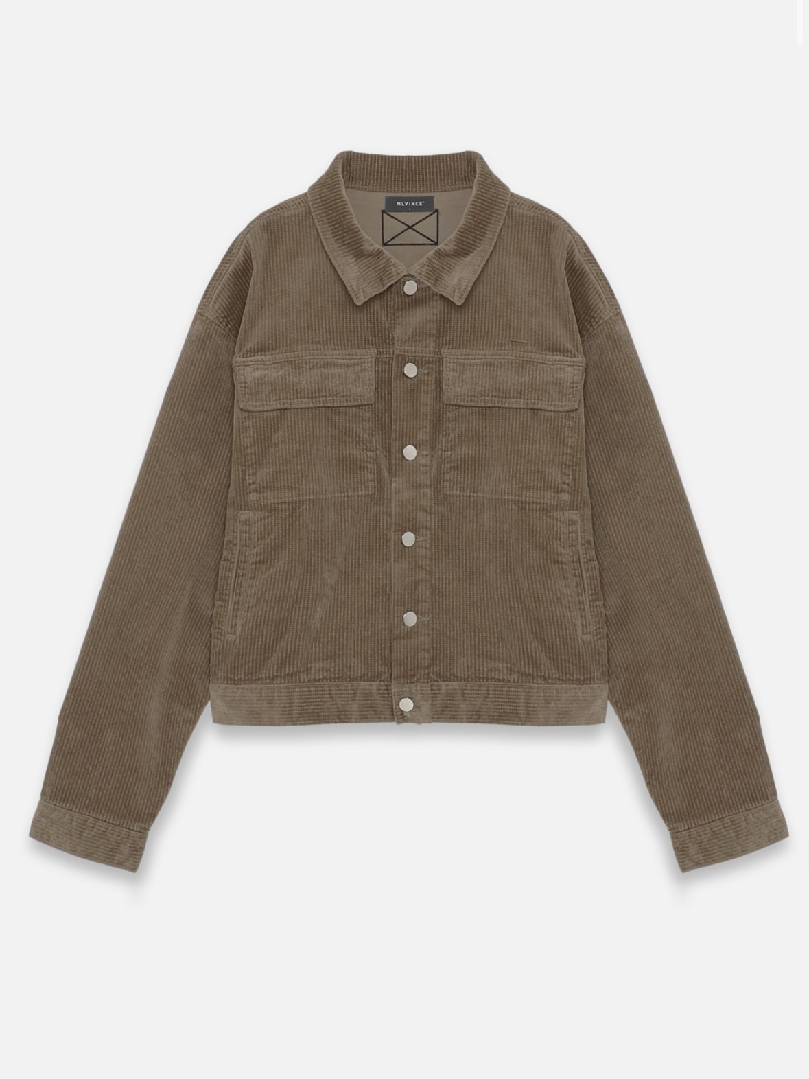 【MLVINCE 】CORDUROY TRUCKER JACKET – BEIGE