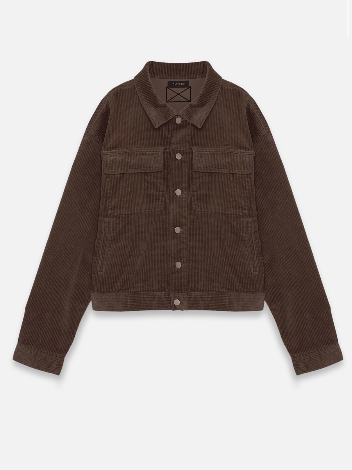 【MLVINCE】CORDUROY TRUCKER JACKET – BROWN