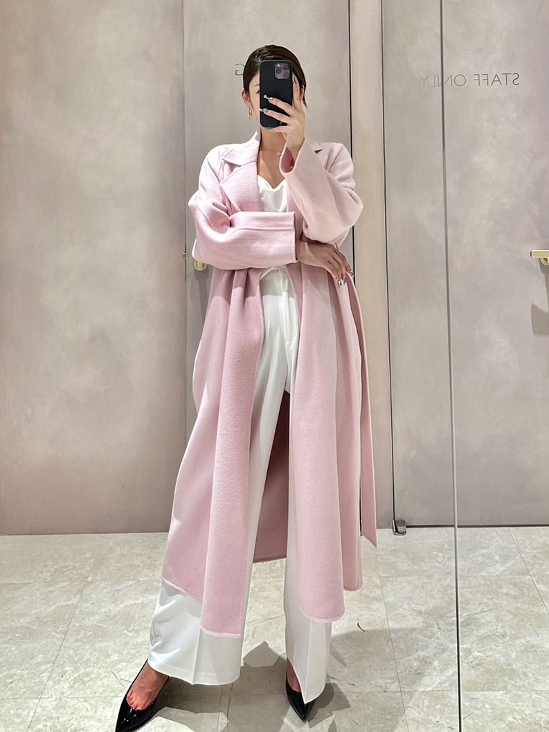【JUJU BY Edition】Long coat PINK